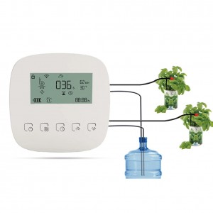 Smart Drip Irrigation Controller with Solar Panel (solar-powered with real-time weather and humidity monitoring)