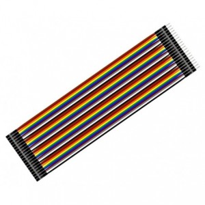 JUMPER LEADS 200mm 40W PLUG-SOCKET M/F 10220036