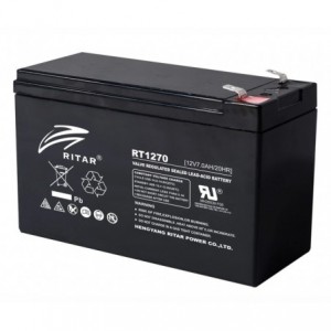 Battery SLA/AGM 12V 7AH 151x65x94 Term 4.75m RT1270-F1
