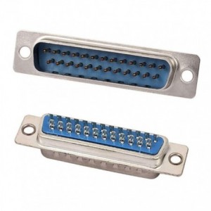 Solder Plug D-SUB 25W Panel Mnt - Debulk DB-25P
