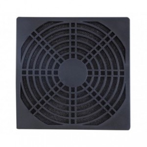 PLASTIC FILTER FINGER/FAN GUARD BLACK 120mm - DEBULK 180336