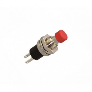 Push Button Switch N.o. Spst 1A Red Solder M7 PBS-105-RED