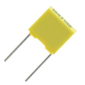 POLYESTER FILM CAPACITOR 100nF 63V P5mm CL711J104J05L