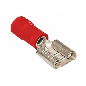 PRE INSU. TERMINAL 6.35mm RED - DEBULK FDD 1.25-250