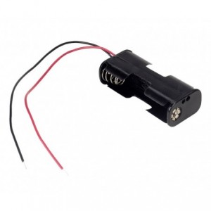 BATTERY HOLDER FOR 2xAA W/LEADS BH-322-1A
