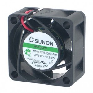 24VDC AXIAL FAN 40sqx20mm VAPO 8.9CFM LEAD MF40202V1-10000-A99