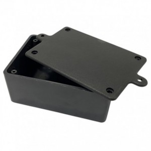 PLASTIC ENCLOSURE BLACK FLG 95x65x42 AP-A2-BLACK