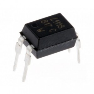 Optocoupler DIP04 1CH 5KV CTR400% LTV-817-C