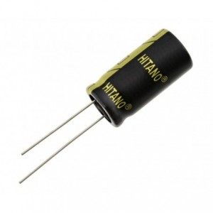 ELECTROLYTIC CAPACITOR RADIAL 100uF 35V HT 8x12 P3.5 EXR101M35B