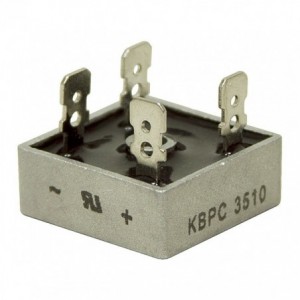 Diode Bridge Rectifier Sqr 1000V 35A Aluminium KBPC3510