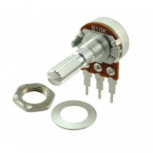 Potentiometer S/T Lin P/M 17MM 5K Pcb F16KN-B5K-L20KQD