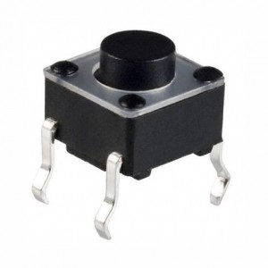PCB TACTILE PUSH BUTTON SWITCH 6x6 H5.0 - DEBULK KFC-A06-5.0