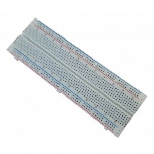 BREADBOARD 165x55mm 830 HOLES with 2xPOWER RAILS ZSB120