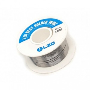 60g LEAD SOLDER WIRE 0.8mm 63/37 - DEBULK 9-0.8MM-60G