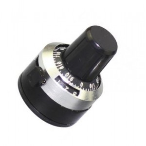 PRECISION SAFE DIAL 22mm 10-TURN 6.35mm SHAFT ZJ22-23-6.4