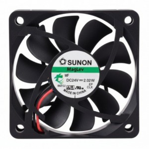 24VDC AXIAL FAN 60sqx15mm VAPO 26.4CFM 2-WIRE LEAD MF60152V1-10000-A99
