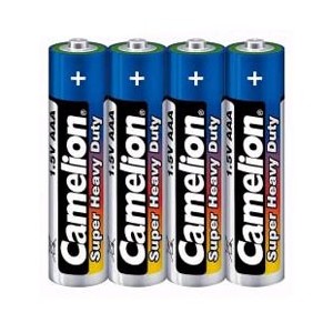 R6/AA Battery 1.5V Zinc Carbon Shd - 4P/PACK R6P-SP4B