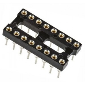 Ic Socket 0.3 16W Tulip Rnd Nar - Debulk ISM16T1-03-RH *dbk*