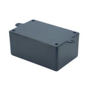 ENCLOSURE BLACK FLANGED 114x74x52 AP-A3-BLACK