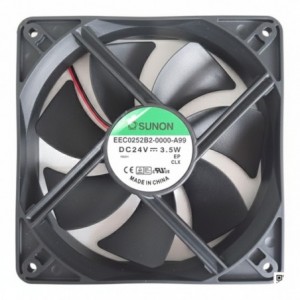 24VDC AXIAL COOLING FAN 120sqx25mm BAL 75CFM 2 WIRE W/LEAD EEC0252B3-0000-A99