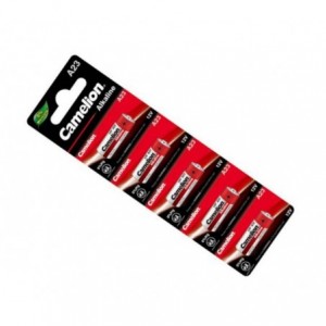 BATTERY ALKALINE 12V 55mAh 10x29 5/BL PACK A23-BP5 (0%Hg)