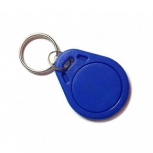 KEYCHAIN / FOB RFID TAG TK4100 125KHz BLUE 33x40mm KF-TK4100-125KHz