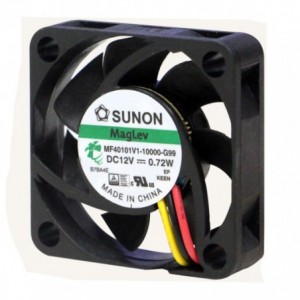 12VDC AXIAL FAN 40sqx10mm VAP 8CFM 3-WIRE MF40101V1-10000-G99