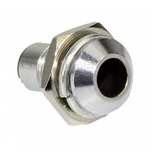 METAL LED HOLDER 5mm CHROME CONVEX LTY-M8DZ-V