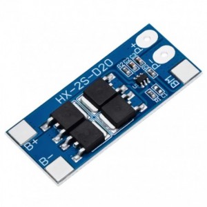 2S Bms 18650 LI-ION Battery Charger Protection 20A 7.4V HX-2S-D20