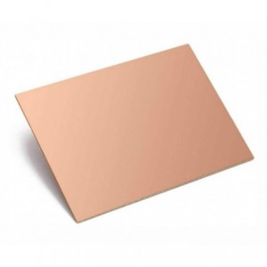 BLANK PCB SINGLE SIDE 130x155mm +/-2mm FR4-SS-130X155