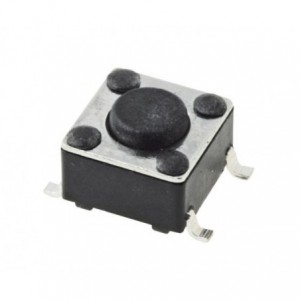 SMD TACTILE SWITCH 6x6x5mm H5mm BLK 200921