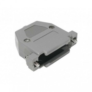 Plastic Cover For D-SUB 25W Connector In Grey YD25P