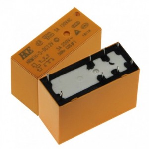 Relay Pcb Mount Dpdt 5A 12VDC Rect 8PIN HRM1H-S-DC12V-C