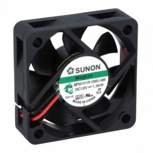 AXIAL COOLING FAN 50sqx15mm VAPO 12VDC 18CFM W/LEAD MF50151VX-10000-A99