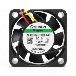 12VDC FAN 40sqx20mm VAPO 10CFM 3-WIRE MF40201VX-10000-G99