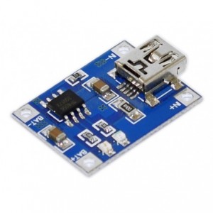 USB MINI-B 1A 3.7V Lithium Battery Charger Module Board MD0116
