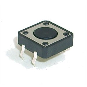 PCB TACTILE SWITCH DIL 12x12x4.3mm - DEBULK KFC-012-4.3
