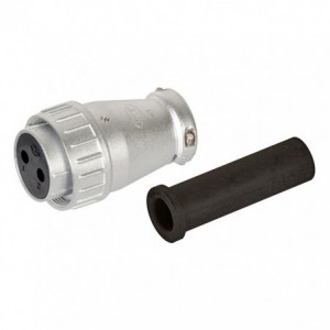 Circular Power Conn M22 2W Plug IN-LINE M595715A