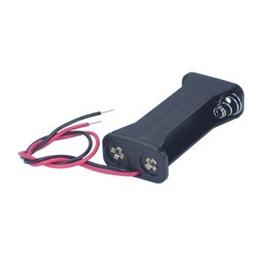 2xAAA BATTERY HOLDER WITH LEADS NARROW PROFILE TYPE BH-422-1A