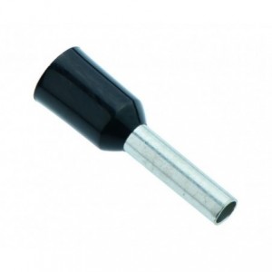 BOOT LACE TERMINAL BLACK 1.5mm2 L8 - DEBULK EVN1508