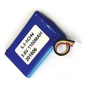 BATTERY CELL Li-Ion 3V6 1.1Ahr 50x34x6mm 063450