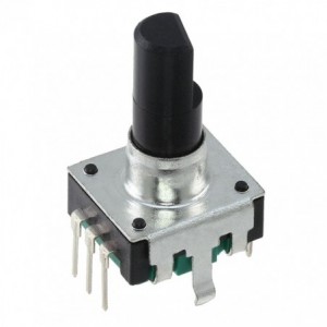 ENCODER/DIG. Potentiometer W/SWITCH- 24 PULSE- 360D F12E-S4H4BF724