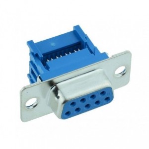 IDC SOCKET D-SUB 9W METAL MNT &amp; W/METAL CLIP - DEBULK 1401-092-C5-2