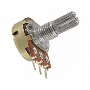 Potentiometer S/T Lin P/M 17MM 1K Pcb F16KN-B1K-L20KQD