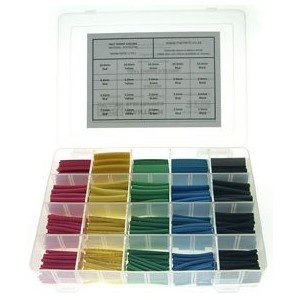 KIT SLEEVING HEATSHRINK ASSORTMENT - COLOR 45mm CUT PCS S-901-K2A