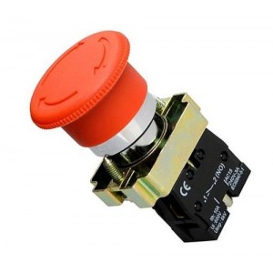 22mm EMERGENCY STOP RESET RETURN PUSH BUTTON N.O. PB-ADP2-BS541