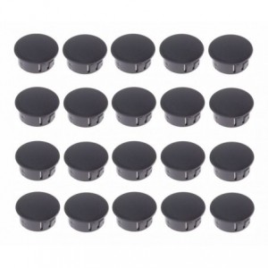 BLANKING PLUG 25mm BLACK - 200P/BAG M25-BK