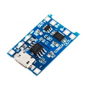 Micro USB-B Lithium Battery Charger Module 1A TP4056-USB-B