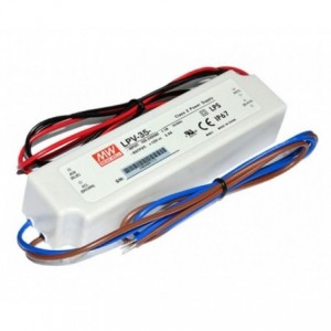 Power Supply Encl. LED Driver I220V O12V 3A 36W LPV-35-12