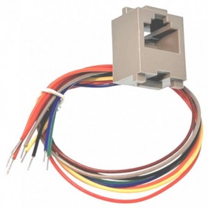 RJ45 Modular Socket 8P8C 647 Series Open End Wire